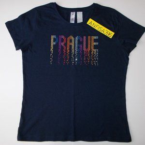 NWT B&C Collection T-Shirt Dark Blue Size M